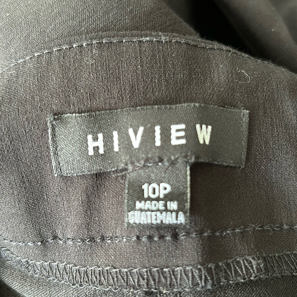 HIVIEW Women's Size 10P Black Solid Pants - Picture 8 of 12